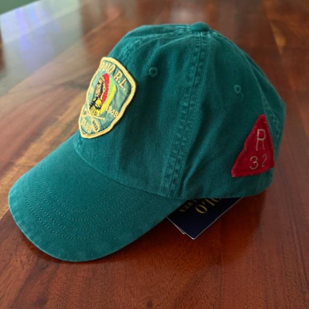NWT POLO RALPH LAUREN 1 OF 1 CANOE KAYAK CLUB RL67 RL32 PATCH STRAPBACK CAP HAT - Picture 7 of 10